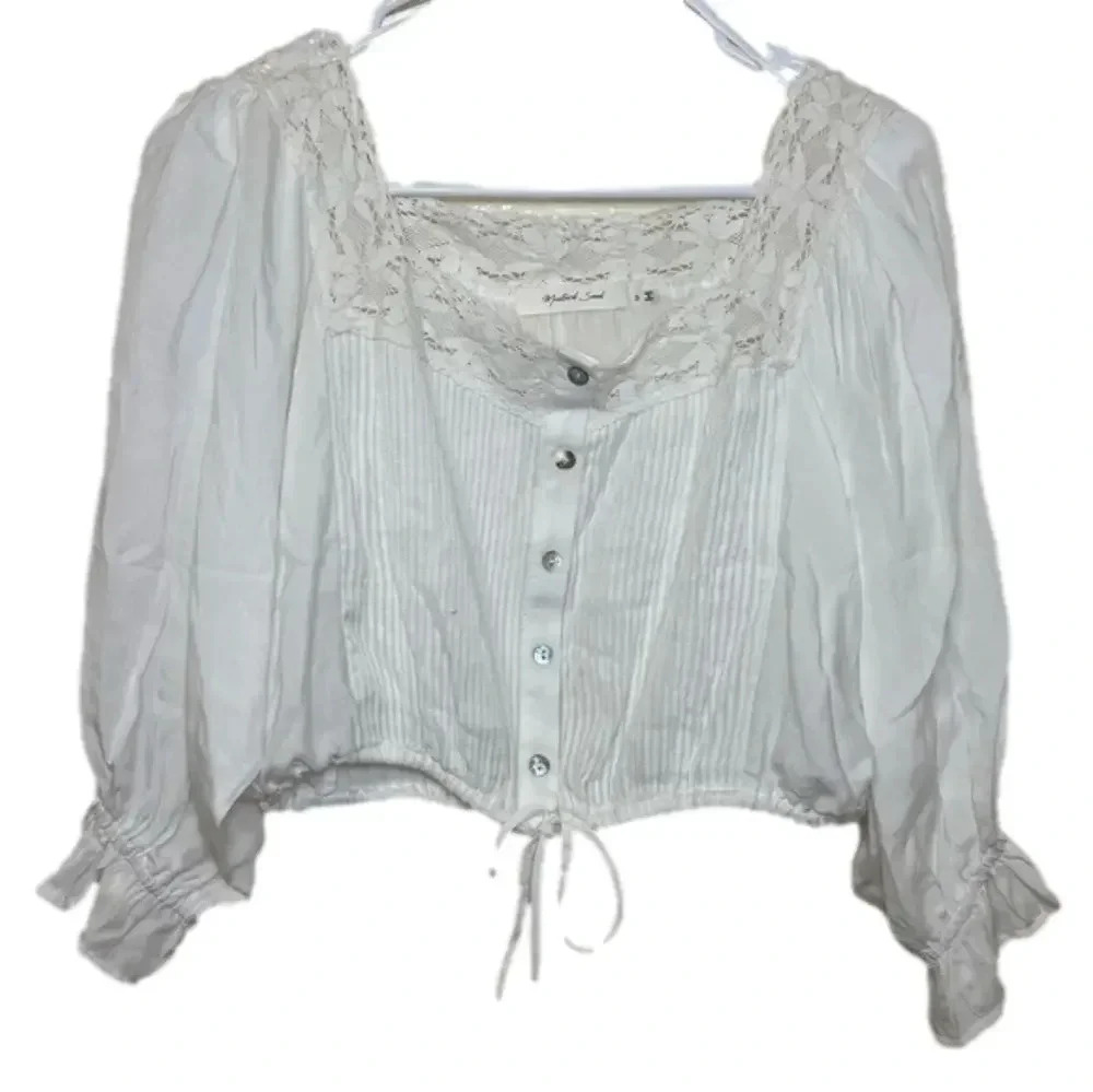 Mustard Seed Longe Sleeve Blouse